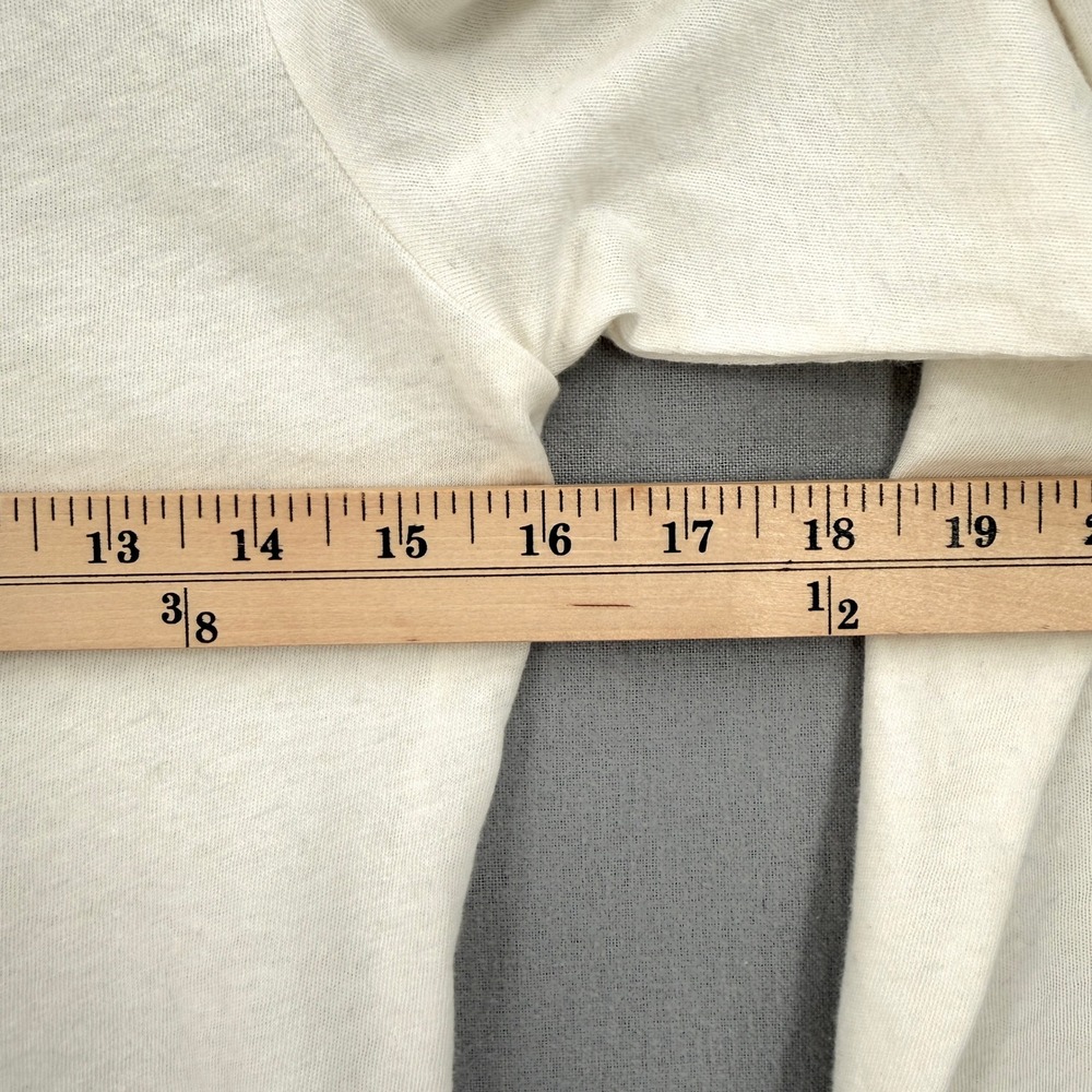 ENZA COSTA Cashmere New Classic Turtleneck Top Women Small Cream Long Sleeve NEW - Picture 5 of 15